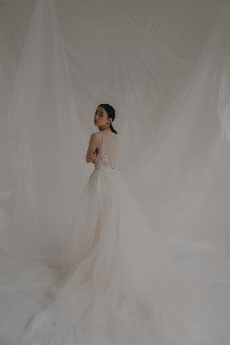 レンタルウェディングドレス - 2 way gown by Monique Lhuillier 