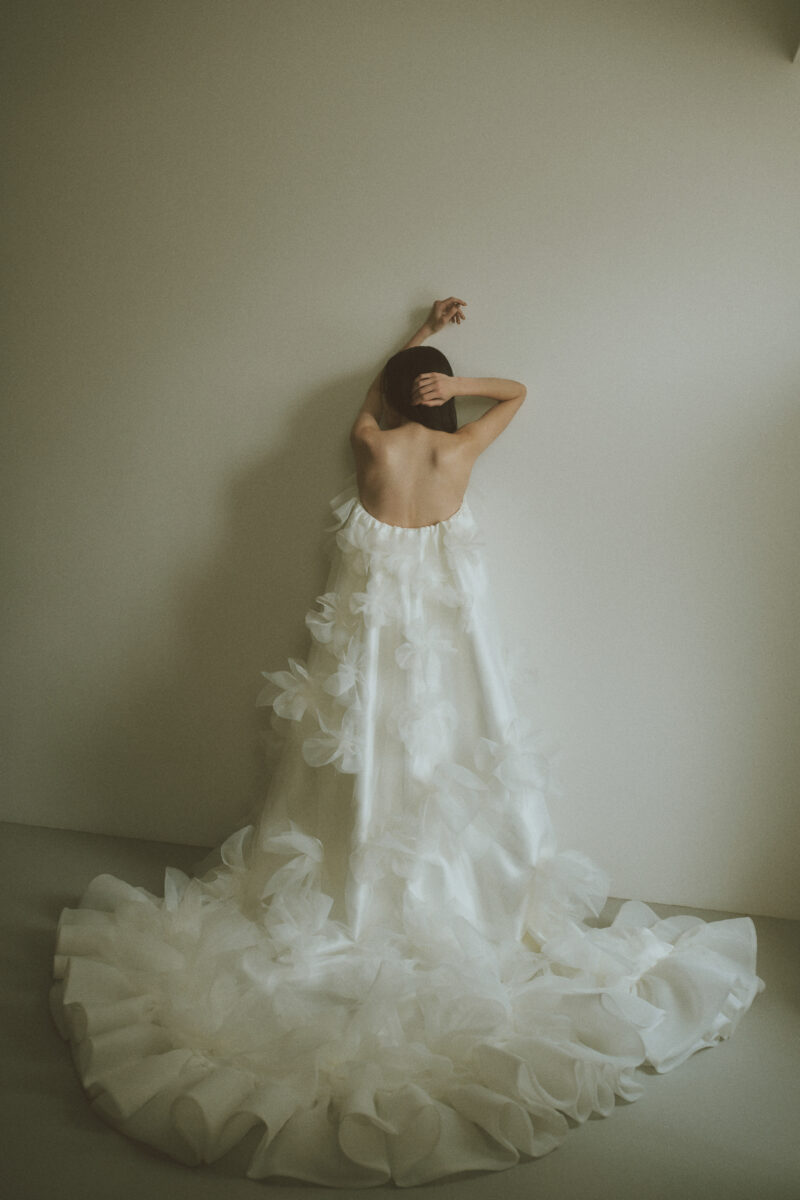 レンタルウェディングドレス - Sweetheart A-Line Appliquéd Gown by SÉBASTIEN LUKE
