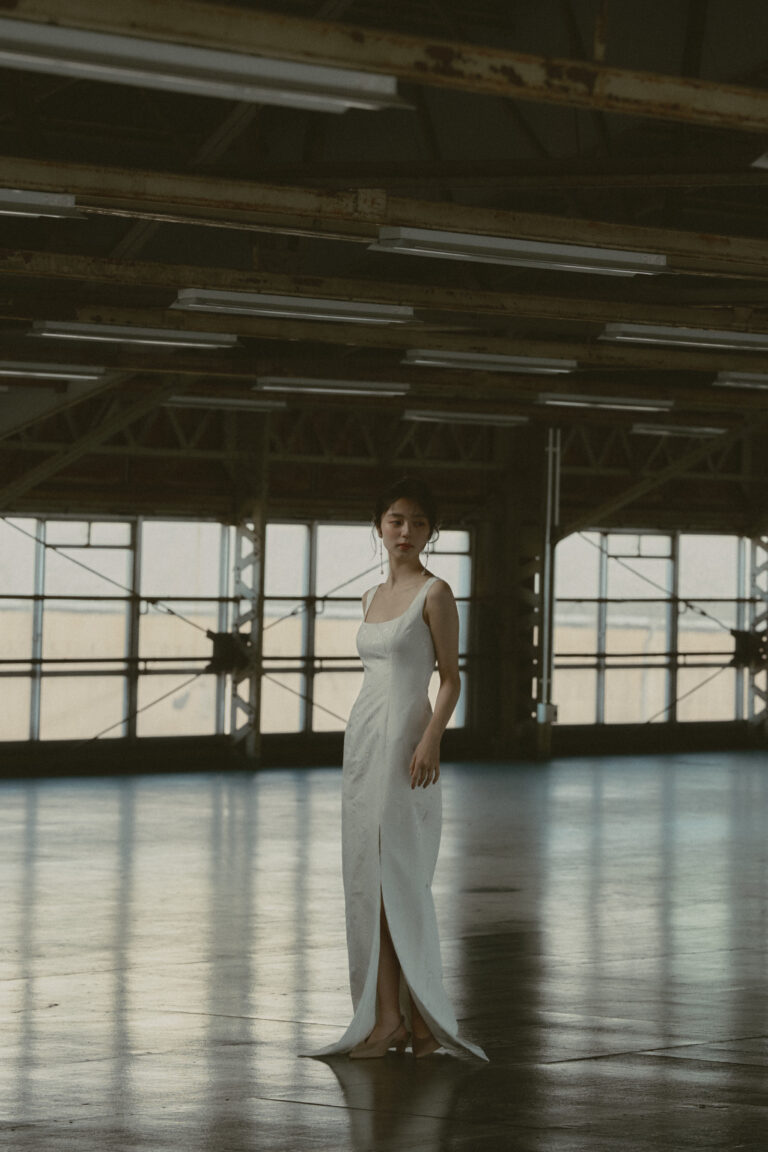 レンタルウェディングドレス - SQUARE NECK 90’S DRESS by BON BRIDE (3)